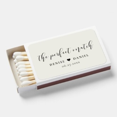 Wedding Matchboxes
